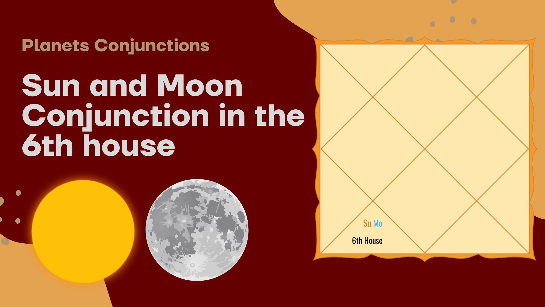 Sun and Moon Conjunction in the 6th House