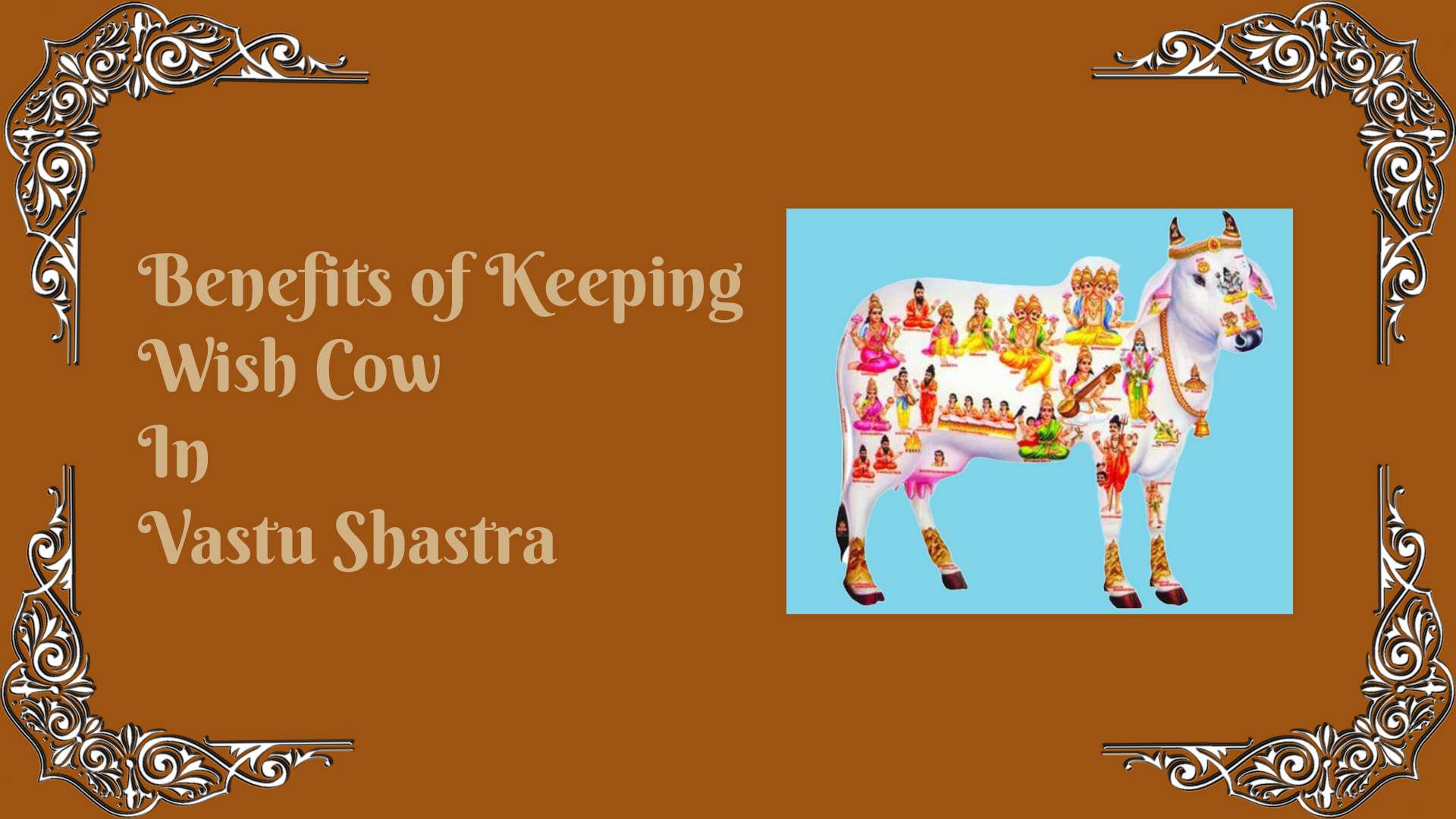 Benefits of keeping wish cow in Vastu Shastra